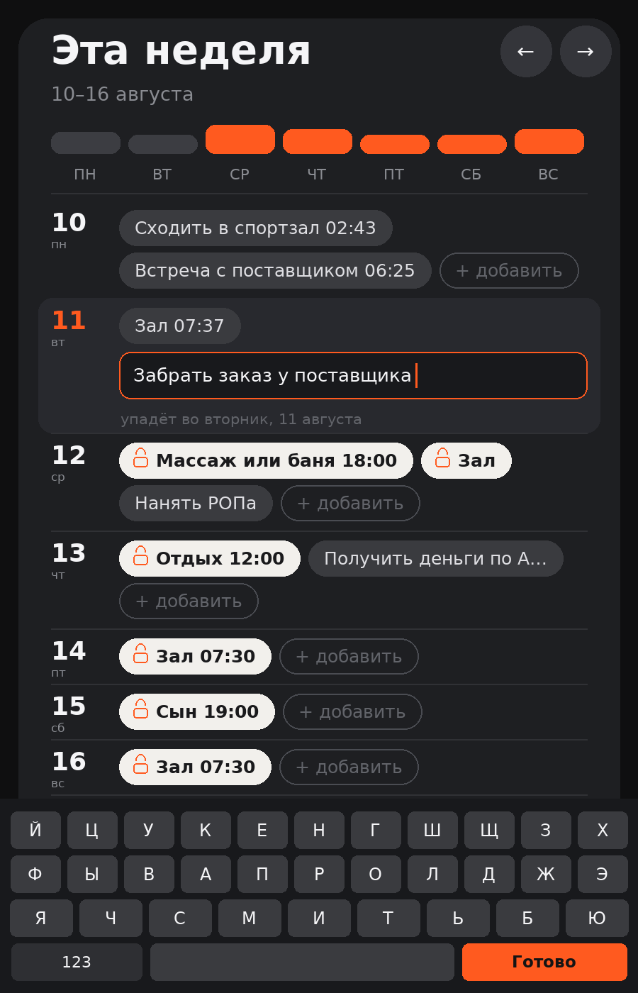 Вариант 1 — пустая строка в дне